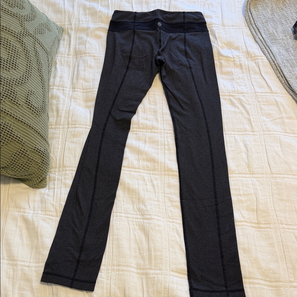 Black Patterned Leggings